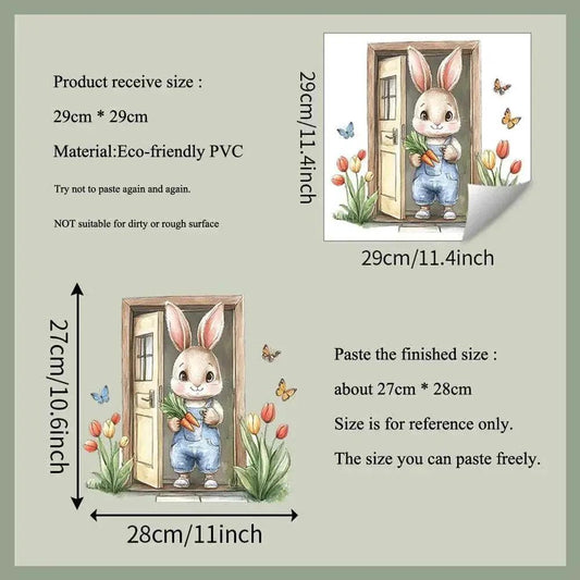 Bright Bunny Wall Sticker 29cm Toyland EU - ToylandEU™