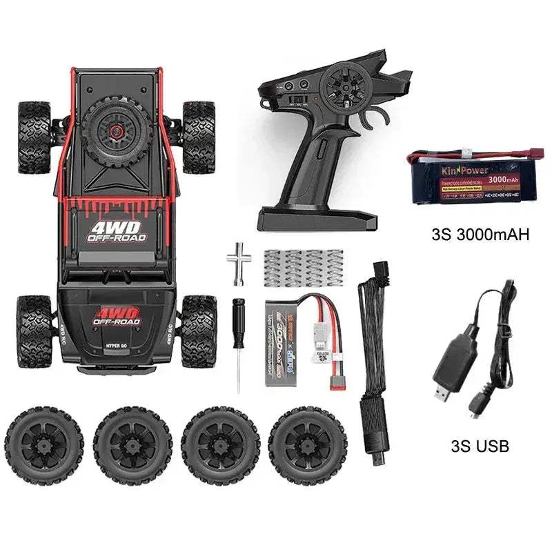 Brushless 4WD RC Car With 75 Kmh Off Road SpeedBoost - ToylandEU