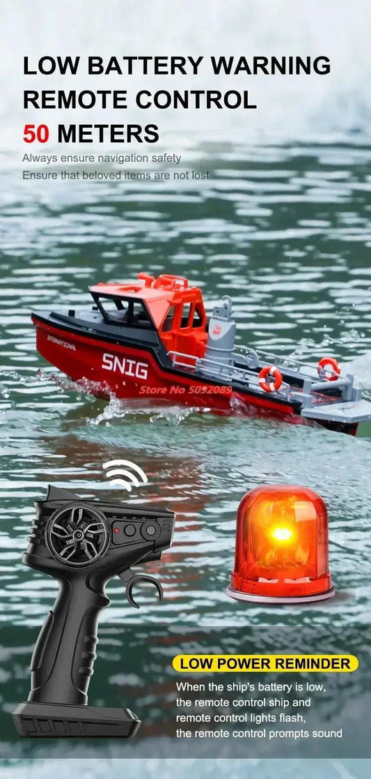 Brushless RC Boat High Speed Turbojet Watercraft - ToylandEU™