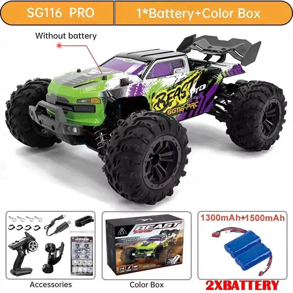 Brushless RC Car 4WD Off Road Drift Performance High Speed - ToylandEU™