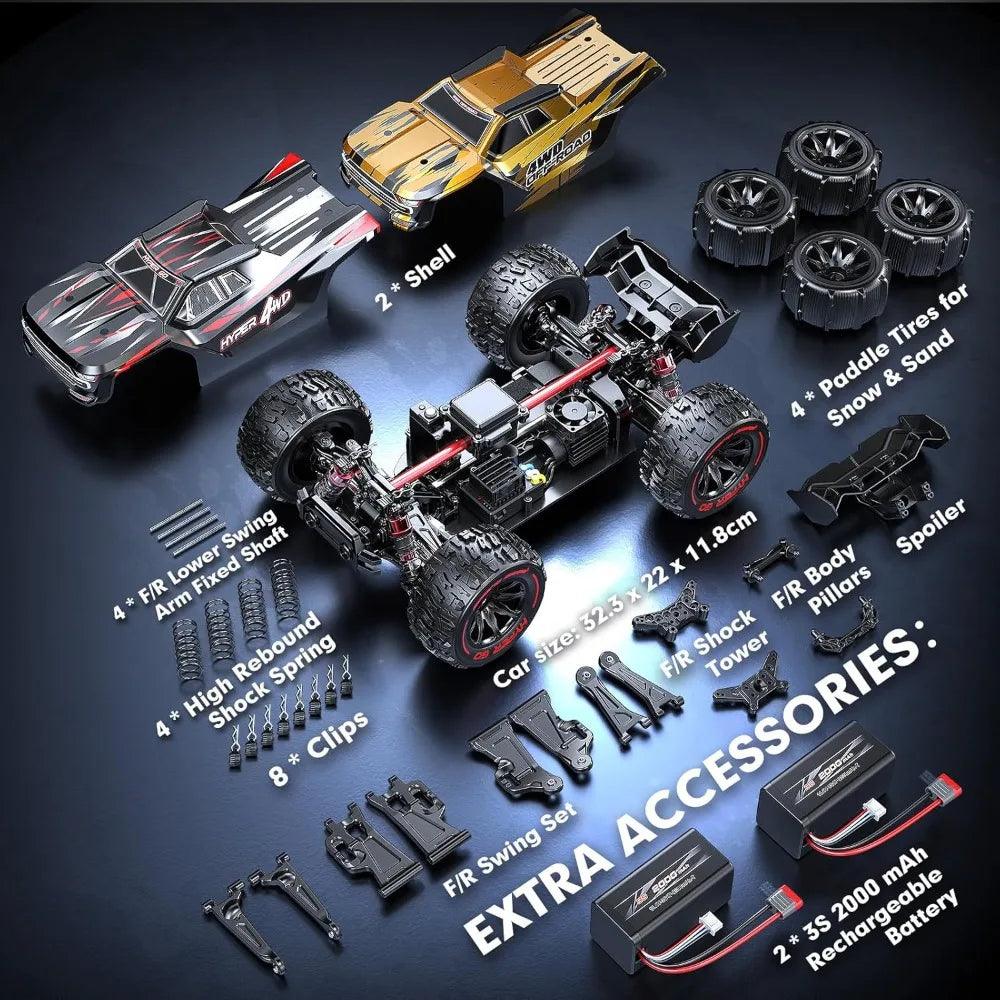 Brushless RC Car 50mph 4WD All Terrain Waterproof