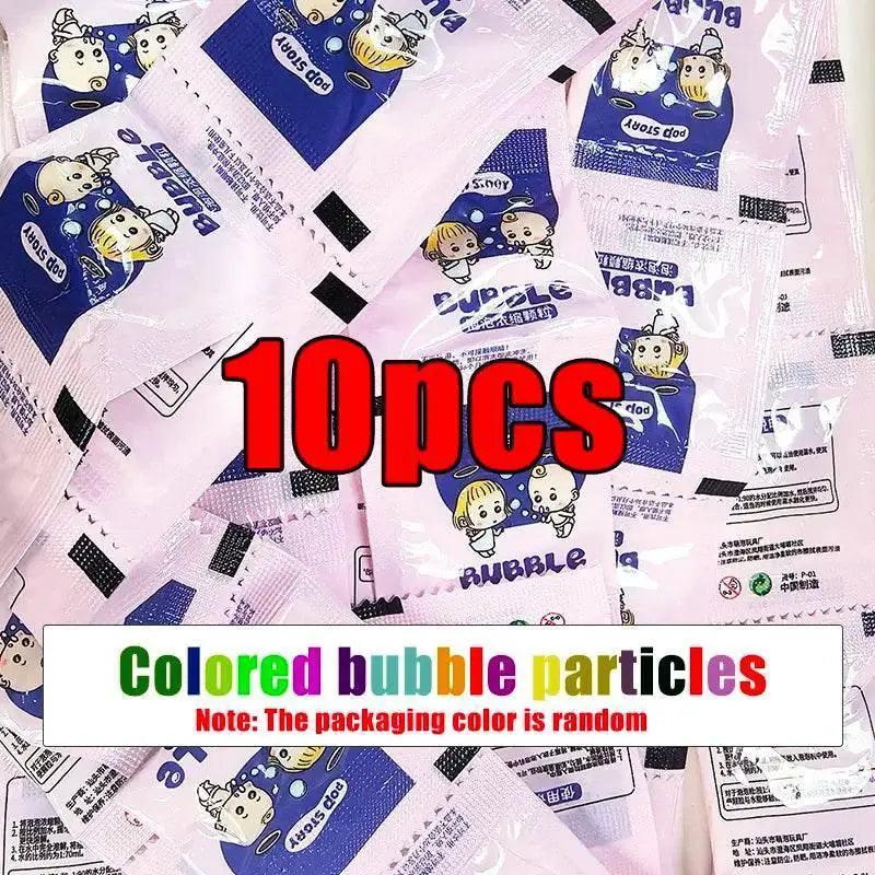 10-40pcs Bubble Machine Supplement Liquid Colorful Bubble Concentrated Granules 10pcs 750ml Bubble Gun Supplement Granules - ToylandEU™