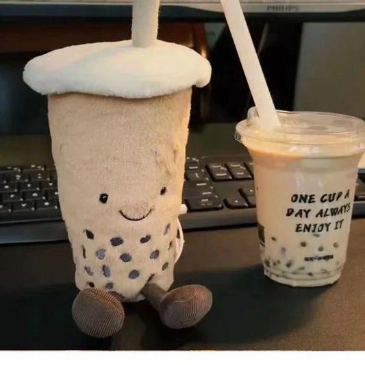 Bubble Tea Plush Toy Soft Cotton Filling Cute Gift - ToylandEU