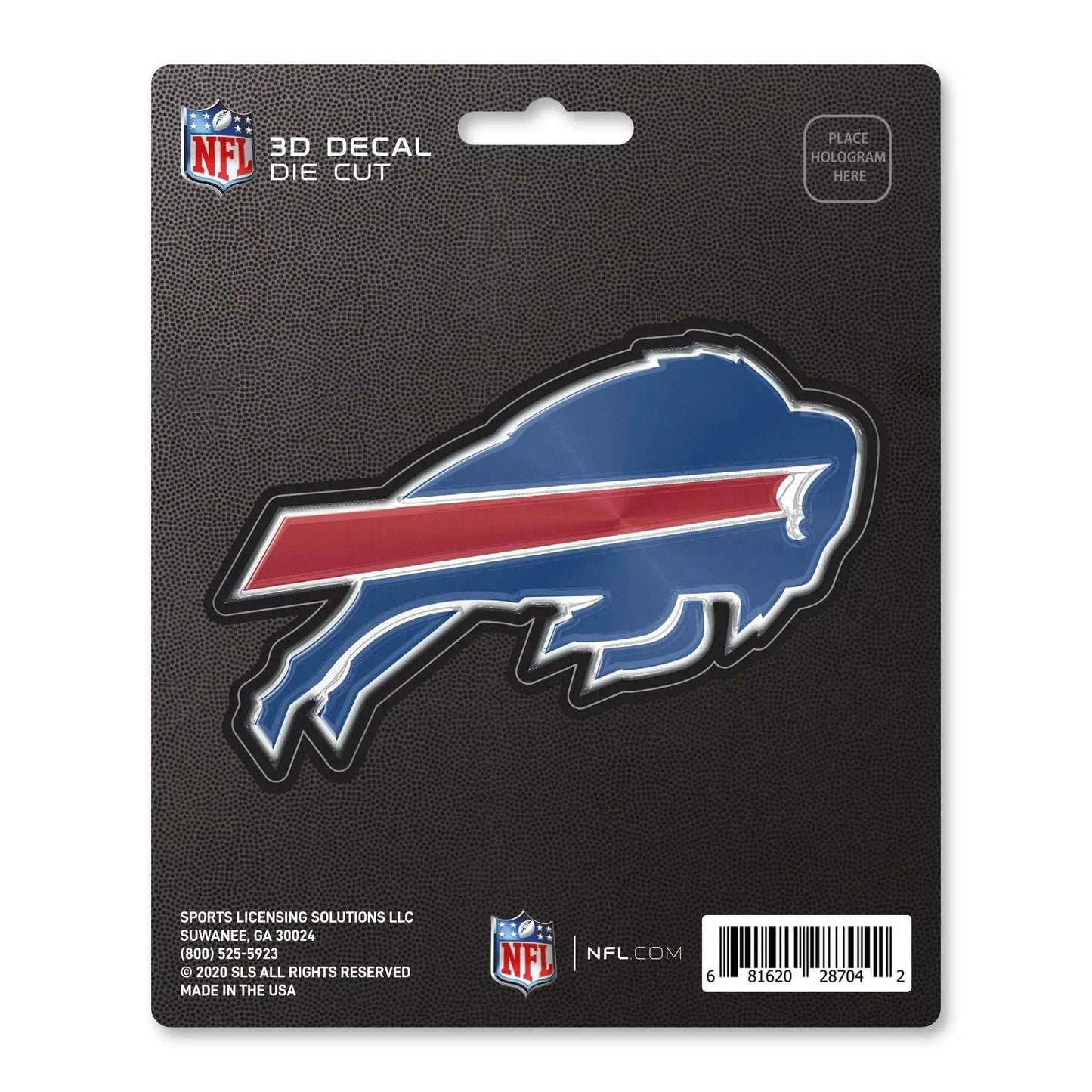 Buffalo Bills 3D Logo Die Cut Premium Vinyl Decal 5x8 Inch - ToylandEU™