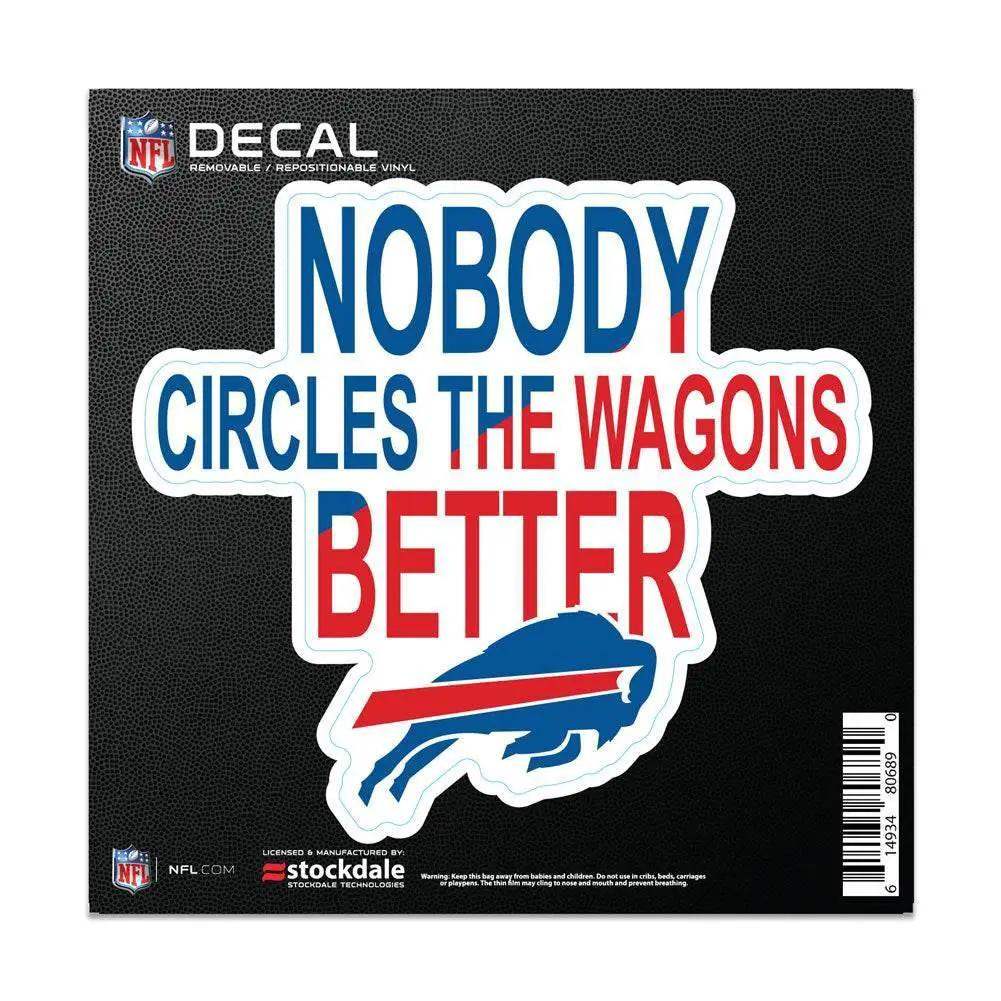 Buffalo Bills 6x6 Vinyl Decal All Surface Slogan Sticker - ToylandEU