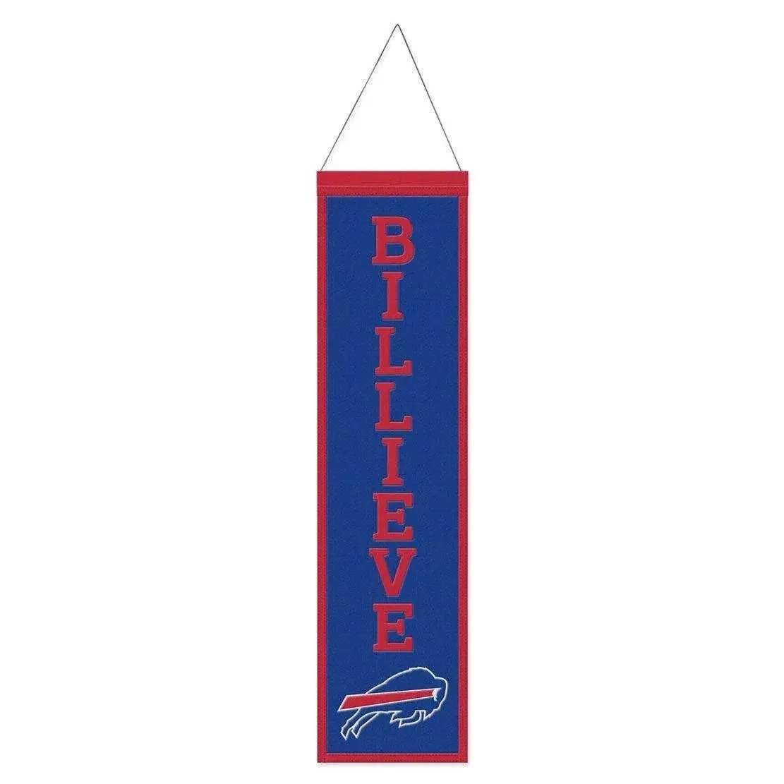 Buffalo Bills Banner Wool 8x32 Heritage Slogan Design - ToylandEU™
