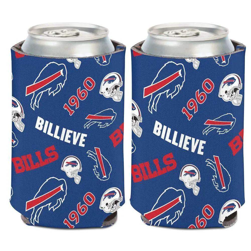 Buffalo Bills Can Cooler Scatterprint Wraparound Design - ToylandEU™
