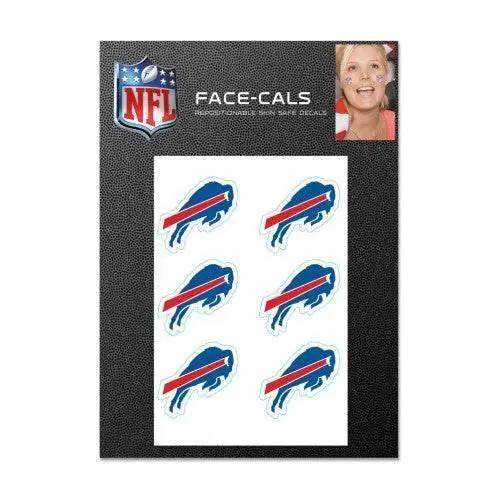 Buffalo Bills Tattoo Face Cals Peel Stick Decals Skin Safe - ToylandEU™