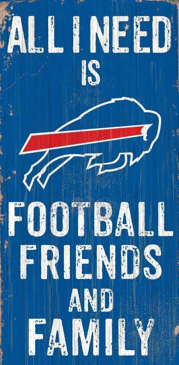 Buffalo Bills Wood Sign 6x12 Football Friends And Family - ToylandEU™
