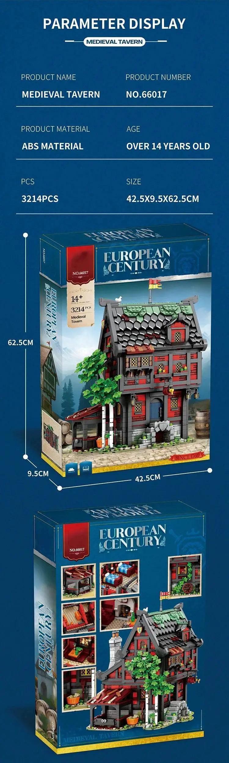 MOC 3214PCS Crusader Hotel Building Blocks MOC Model Kids Toys - ToylandEU™