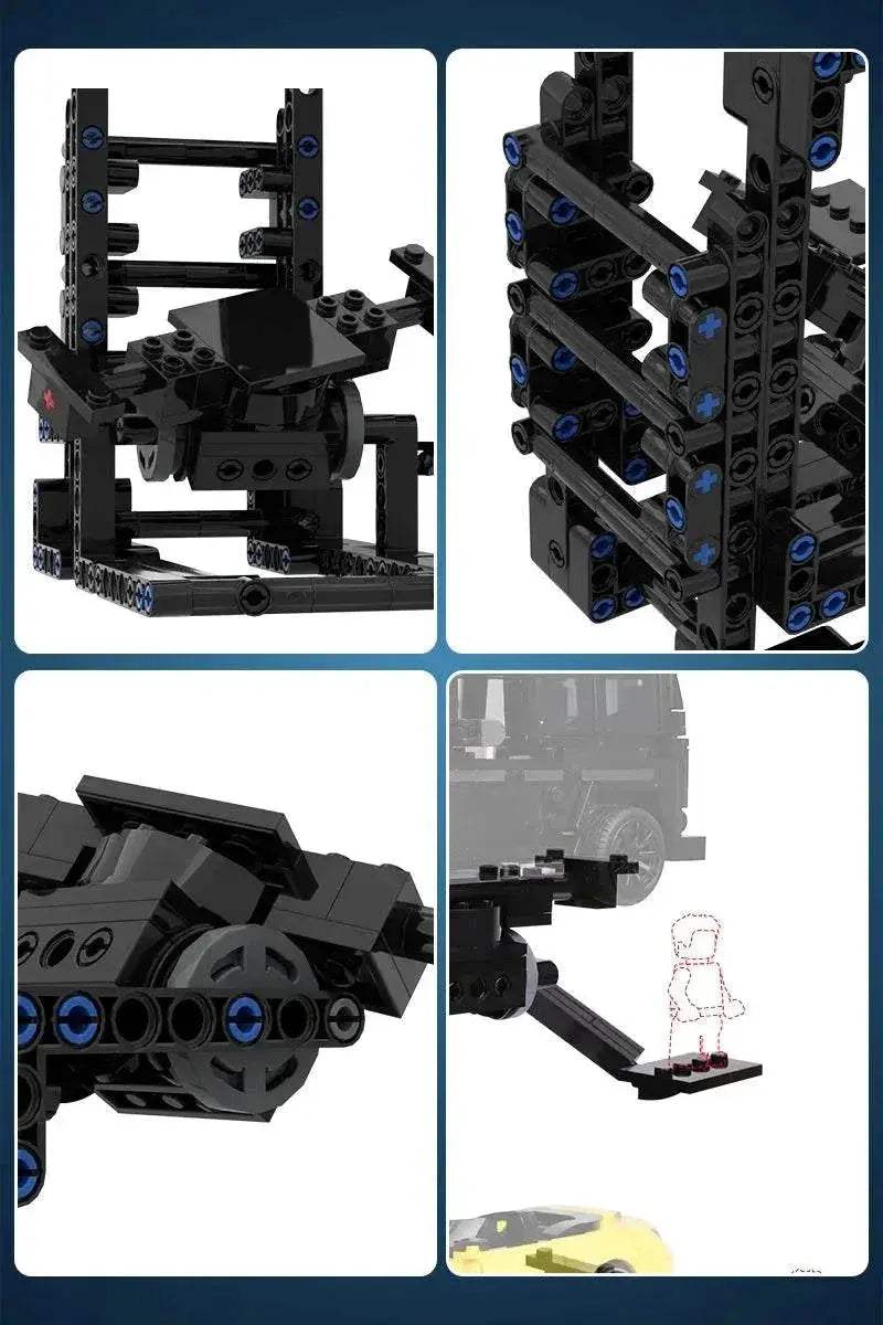 MOC Car Display Stand Assembled Brick Building Bricks MOC Gift for Racing Vehicle - ToylandEU™