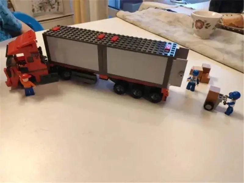 MOC 345PCS City Double Container Freight Car Building Blocks - ToylandEU™