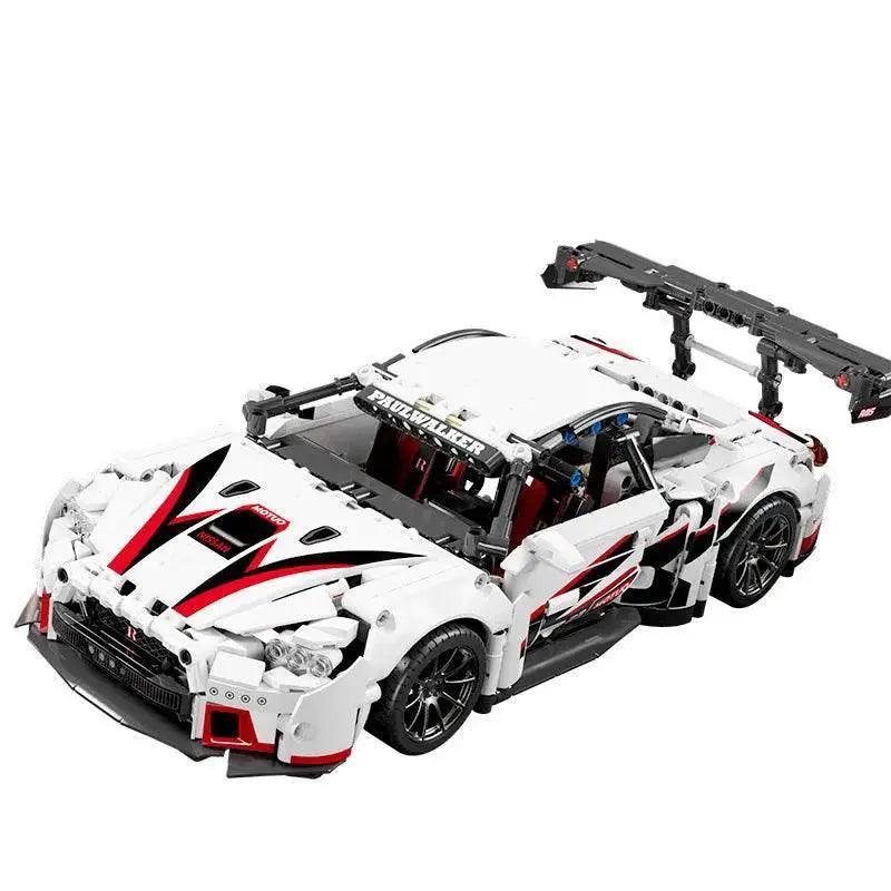 MOC Building Blocks Compatible with Concept White Sports Car Super Racing Building Blocks Brick Model Speedcar Children's Gift - ToylandEU™