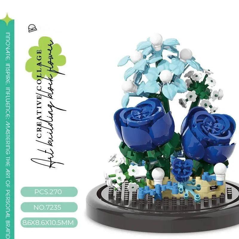 MOC Everlasting Flower Small Particle Building Blocks Brand New - ToylandEU™