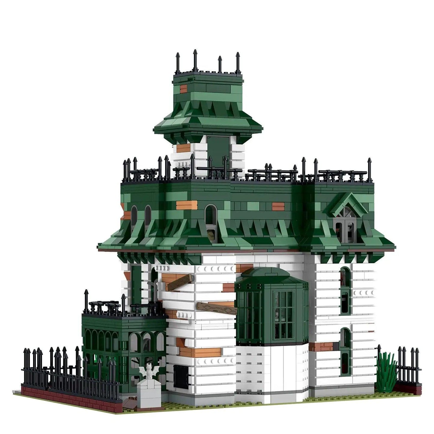 Lego Compatible Gothic Spooky Manor Modular Brick Set - ToylandEU™