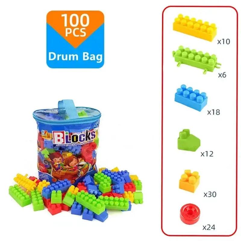 Educational Building Blocks For Kids Large Particle Set - ToylandEU™