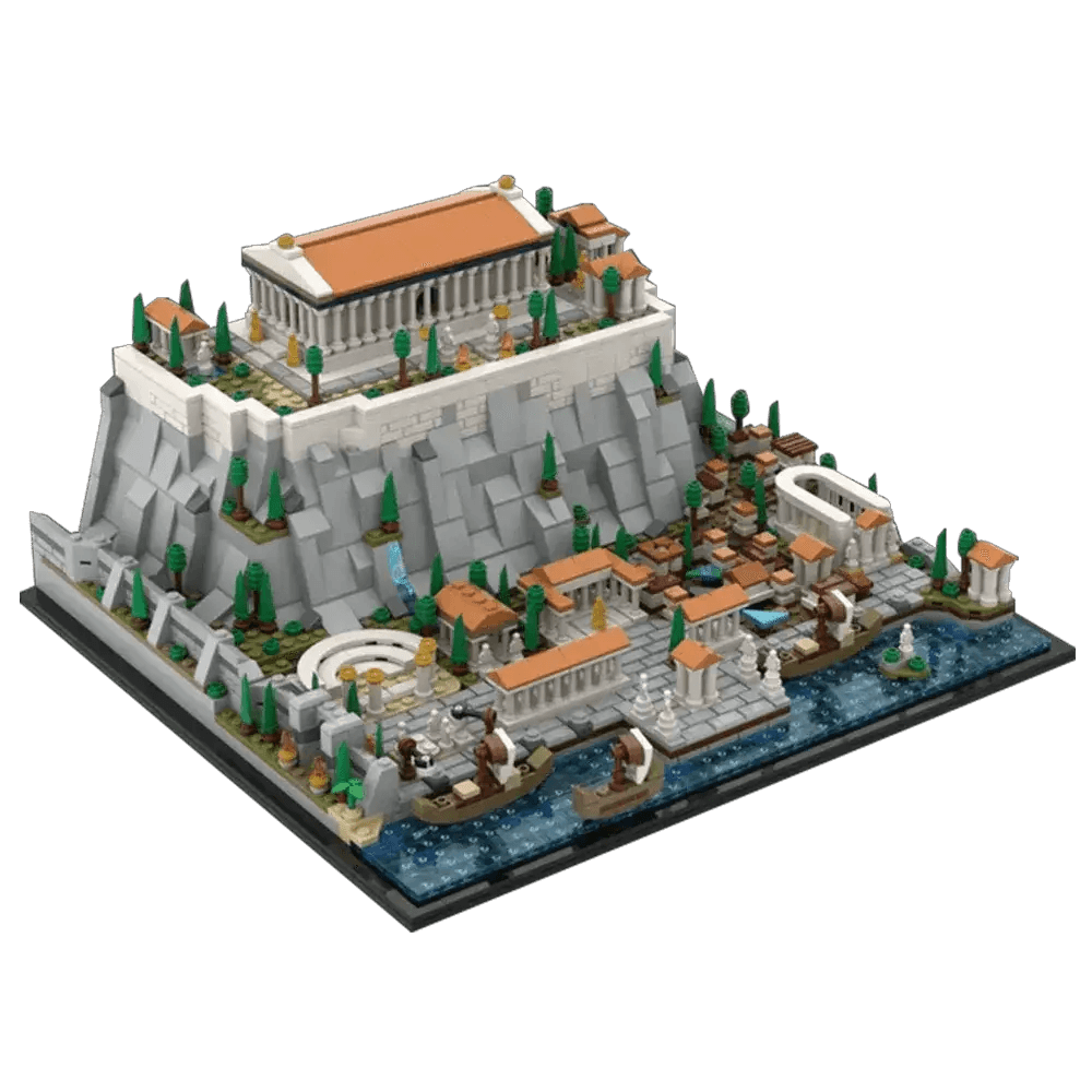 MOC MOC-117805 Greece Acropolis Building Blocks Model Gift Building Bricks MOC - ToylandEU™