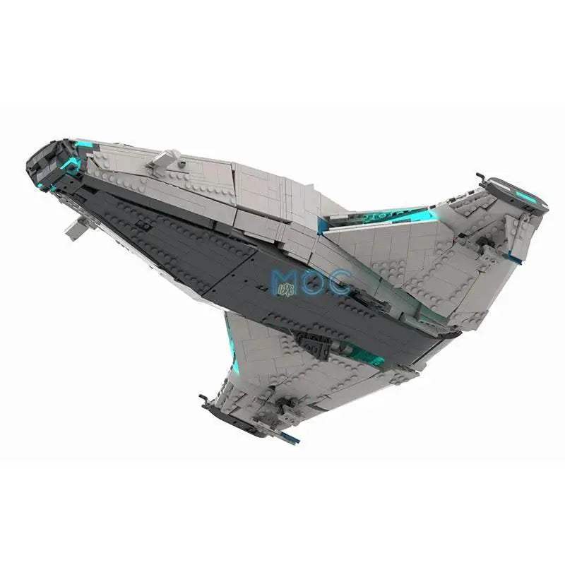 MOC Building Block Spaceship Battle Ship Model DIY Bricks Building Bricks MOC - ToylandEU™