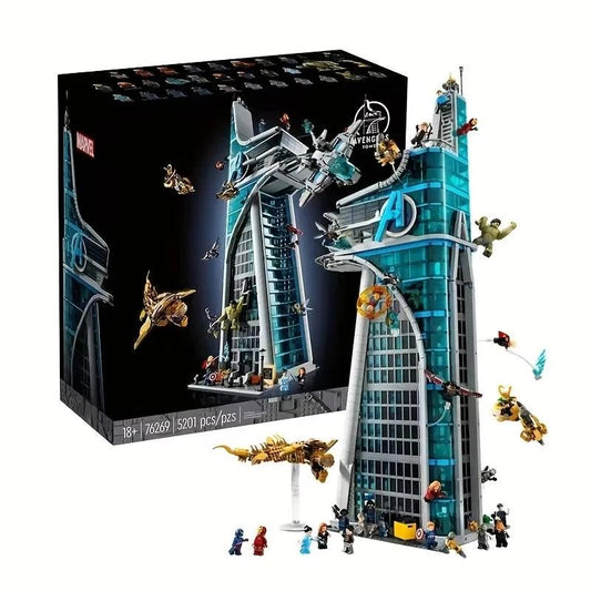 Building Block Set | Marvel Avengers Tower | Toylandeu