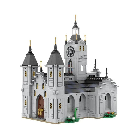 MOC MOC Medieval Church Model Building Blocks Gift for Kids Building Bricks MOC - ToylandEU™