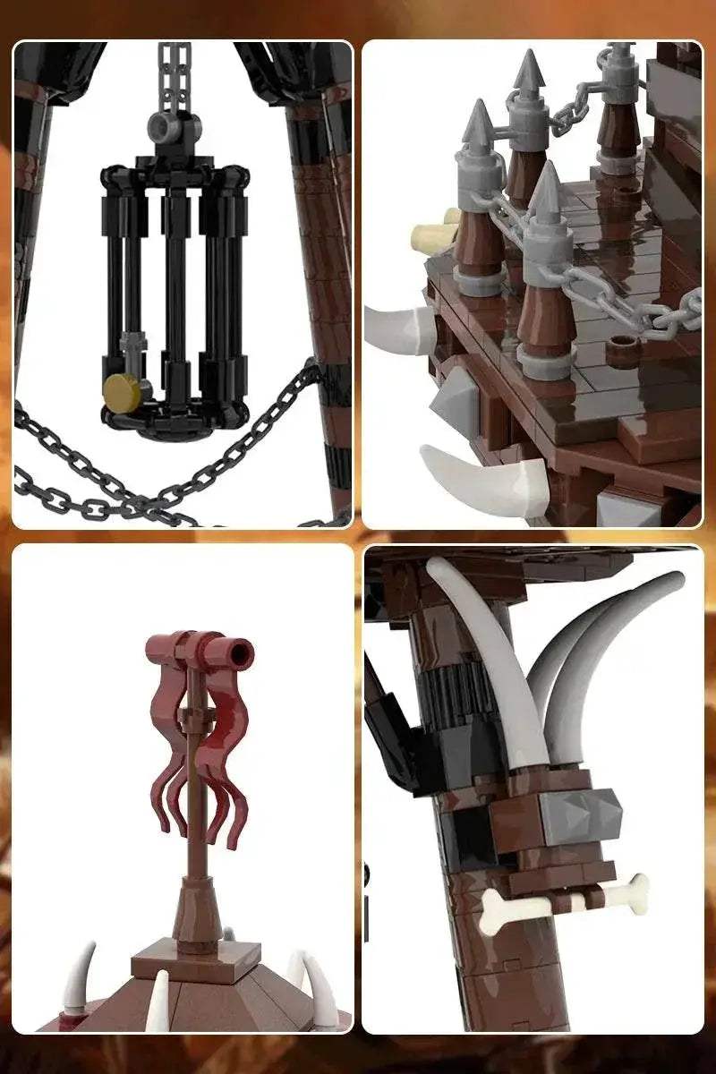 MOC MOC Medieval Orc Archery Tower Model Building Blocks Gift Building Bricks MOC - ToylandEU™