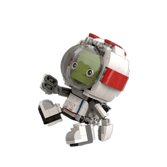 MOC Moc KSP Kerman Green Humanoid Aliens Building Blocks Set - ToylandEU™