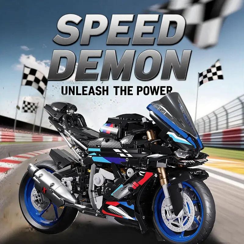 Motorcycle Model Kit Building Blocks Set STEM Education - ToylandEU™