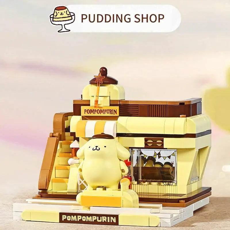 MOC Sanrio Assembled Toy Building Blocks Hello Kitty Kuromi Cinnamoroll My Melody Model Bricks - ToylandEU™