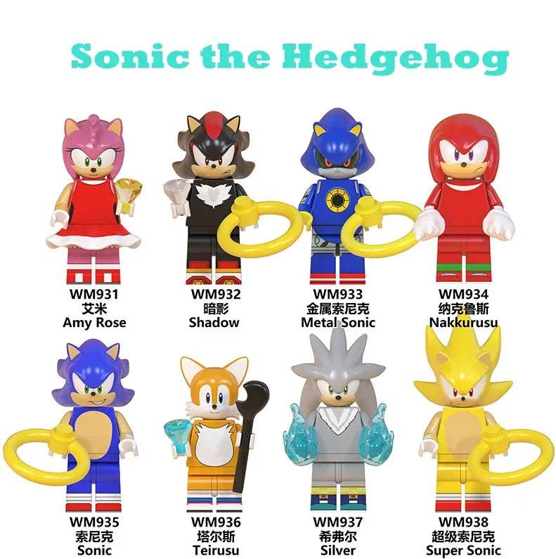 Building Block Set Sonic Figures Sega Toylandeu™