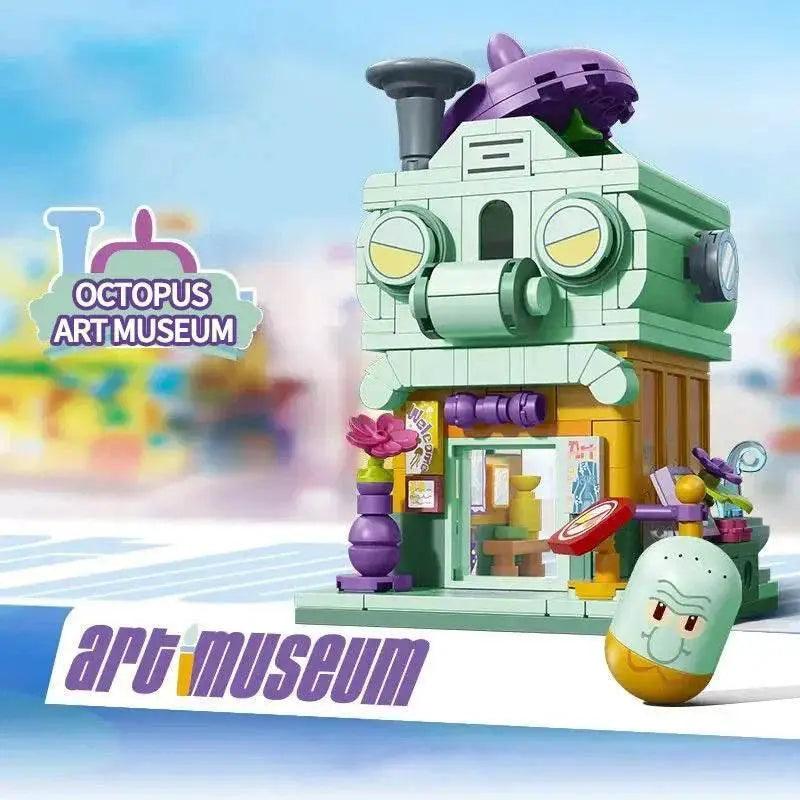 MOC SpongeBob SquarePants Building Blocks Double Layer Set Kid Toys - ToylandEU™