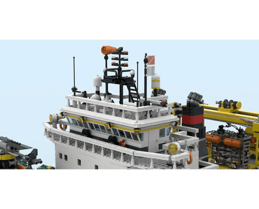 Building Blocks Catamaran Research Vessel Set STEM Kit - ToylandEU™