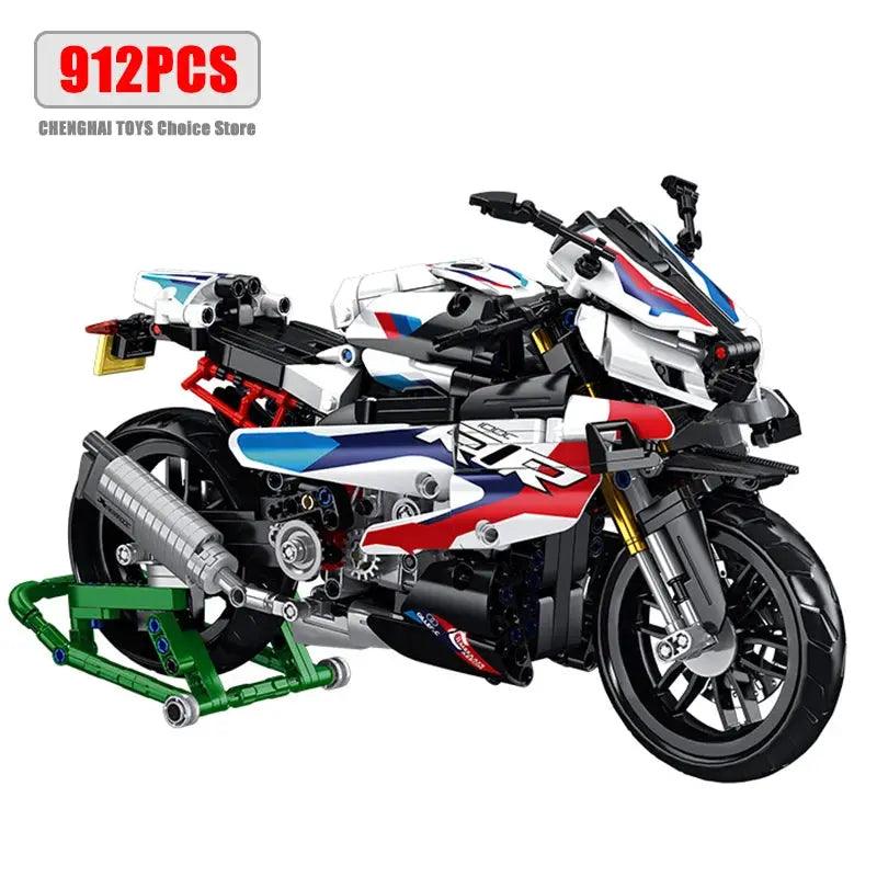 Building Blocks Motorcycle Set Educational Toy 803 Pcs - ToylandEU™