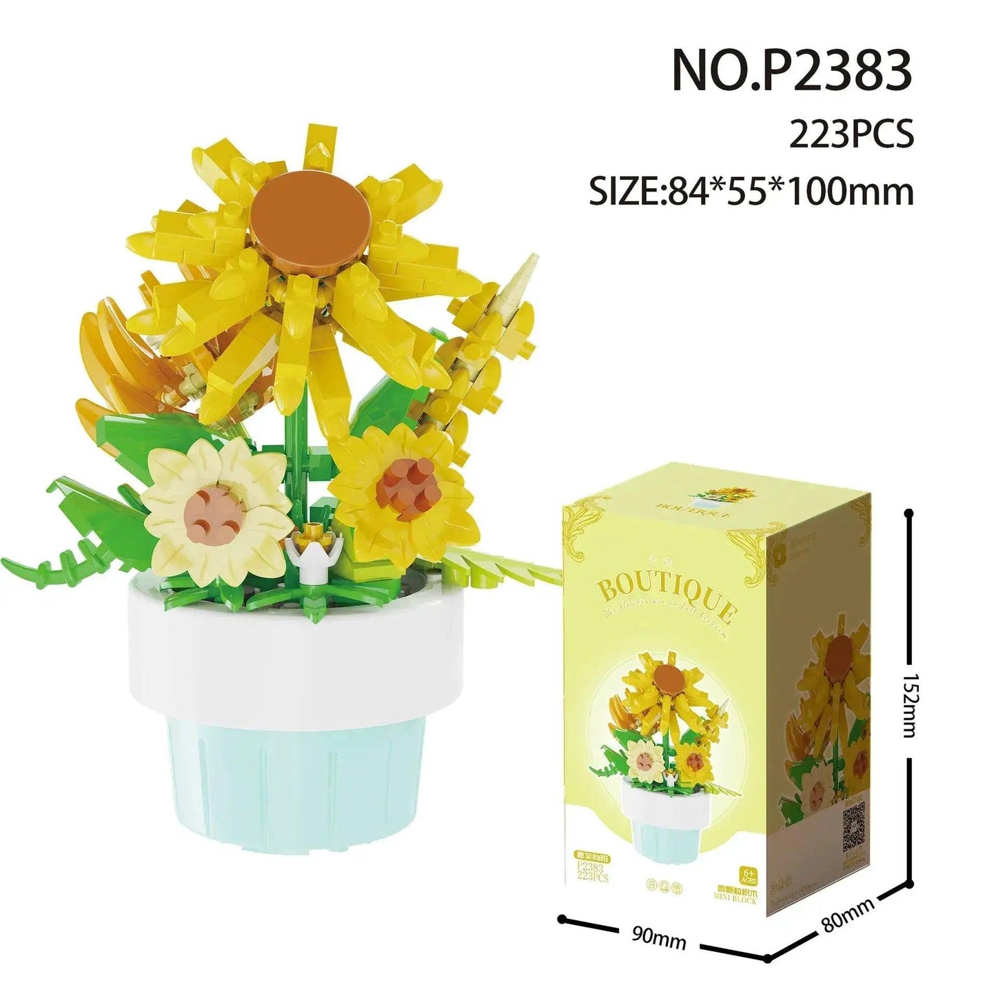 Building Blocks Rose Bouquet Lego Compatible - ToylandEU™