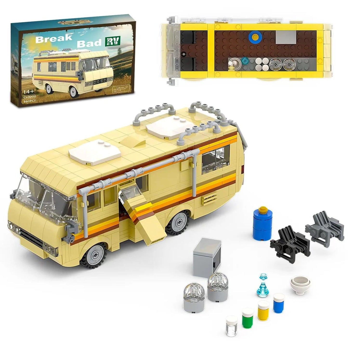 Building Blocks Set | Breaking Bad Theme | Toylandeu™