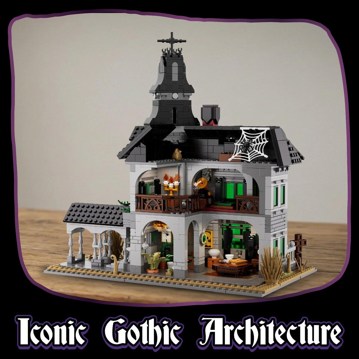Building Blocks Set | Gothic Manor 1491PCS | Toylandeu™