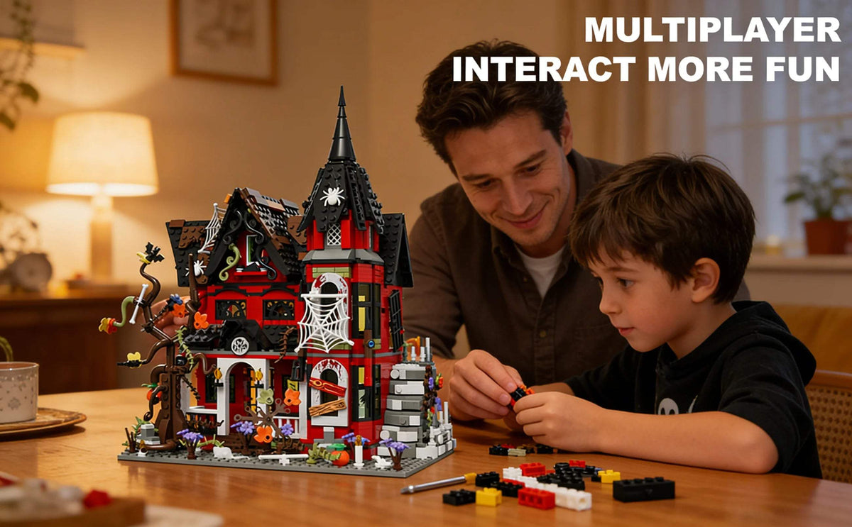 Building Blocks Set | Haunted House Theme | Toylandeu™