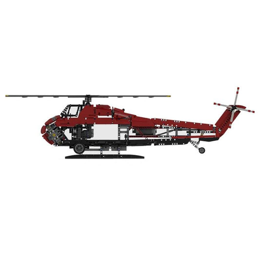 Building Blocks Sikorsky S-58 Display Model DIY Assembly - ToylandEU