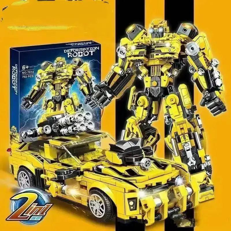 Transforming Car 2 In 1 Model Building Kit 1020 Blocks - ToylandEU™