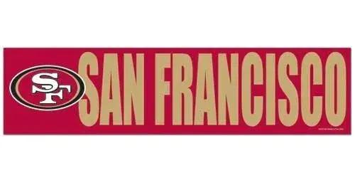 San Francisco 49ers Decal Bumper Sticker - ToylandEU™