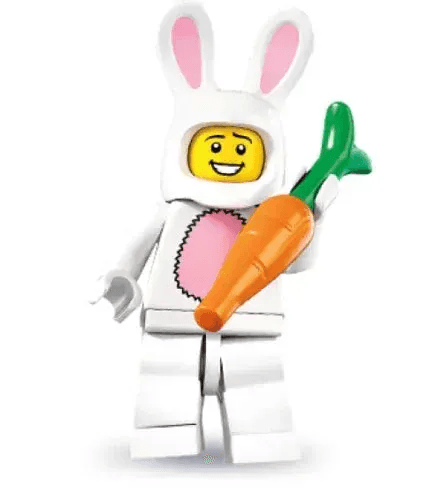 Bunny Suit Figure ABS Plastic Collectible Small Display Ready Figure For Collectors - ToylandEU