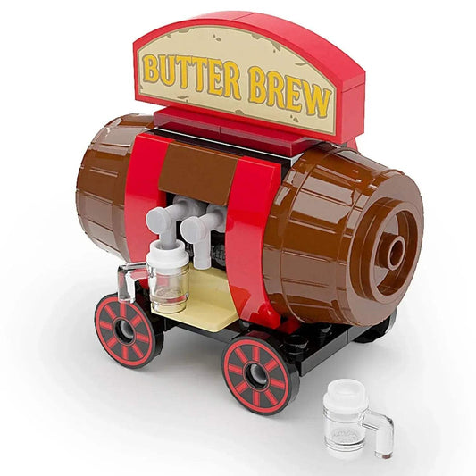 Butter Brew LEGO Vending Cart For Minifigs With Decals - ToylandEU™