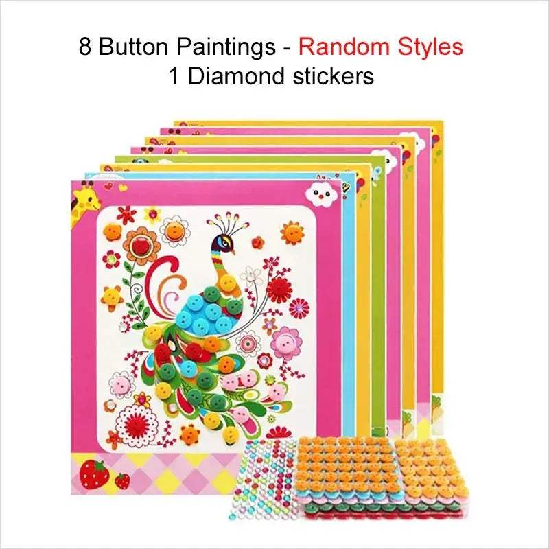 Button Sticker Toy For Kids Develops Fine Motor Skills - ToylandEU