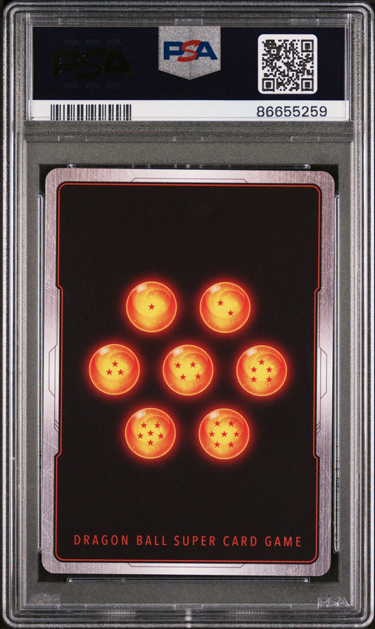 2022 DRAGON BALL SUPER MYTHIC BOOSTER SS3 GOGETA, THWRT/EMP #P-308 - PSA 10 - ToylandEU