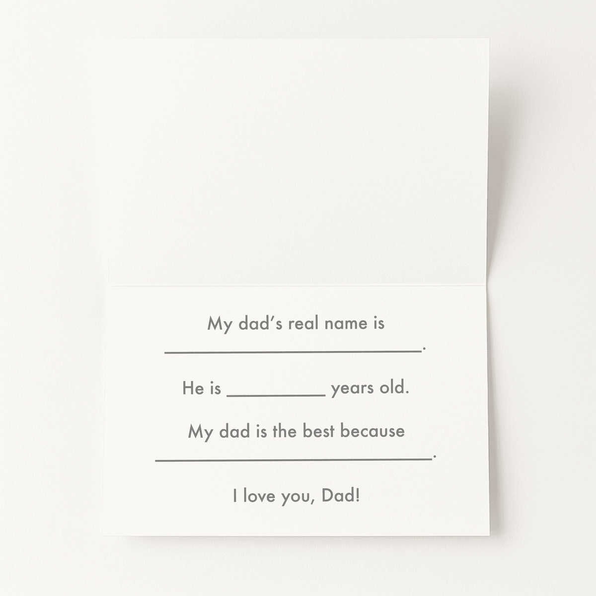 Fathers Day Card | Space Photo Cutout Kit | Printable Template Included