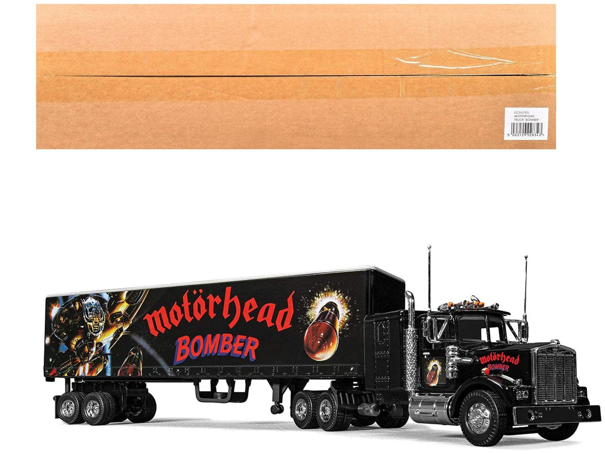 Motorhead Bomber Transport Truck Black | 1/50 Diecast Model Truck | Corgi | Motorhead Bomber Series