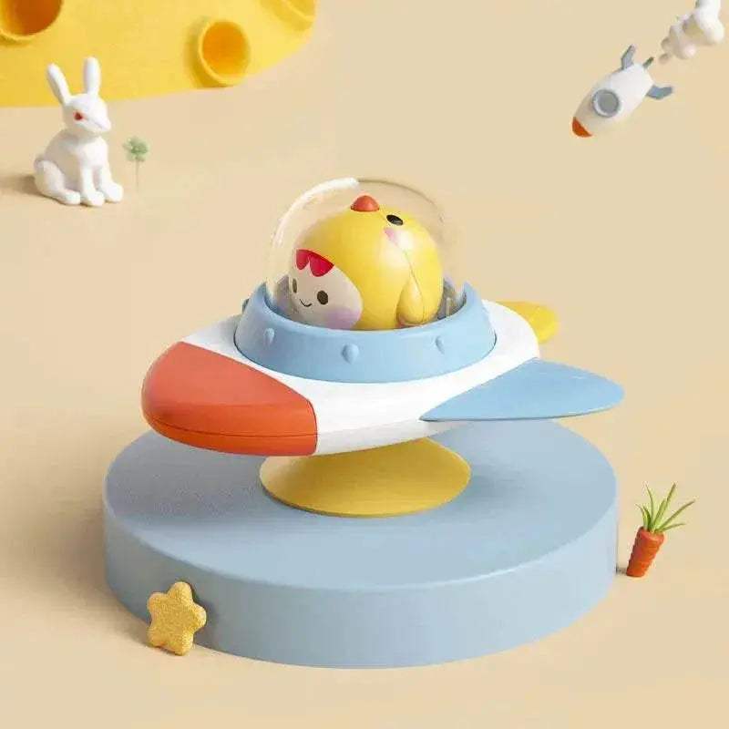 CE Certified Montessori Bath Toy Suction Cup Spinner With Rotating Beads For 3 To 6 Year Olds ABS Plastic - ToylandEU
