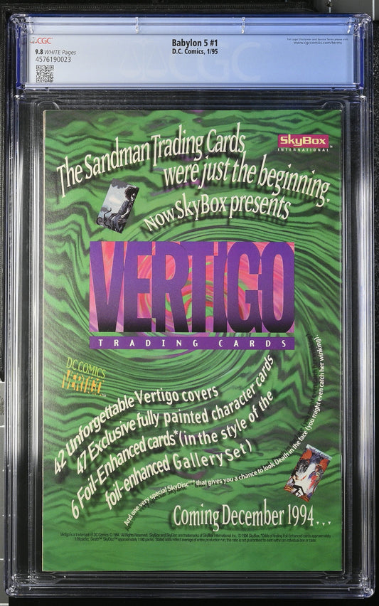 Babylon 5 First Issue CGC 9.8 Graded Collectible Rare