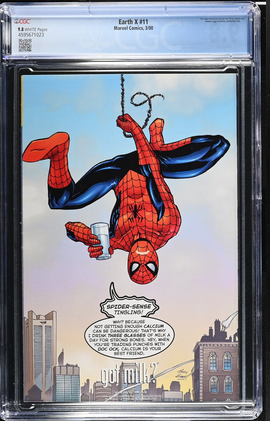 Earth X Issue 11 CGC 9.8 Graded Collectible Comic Book