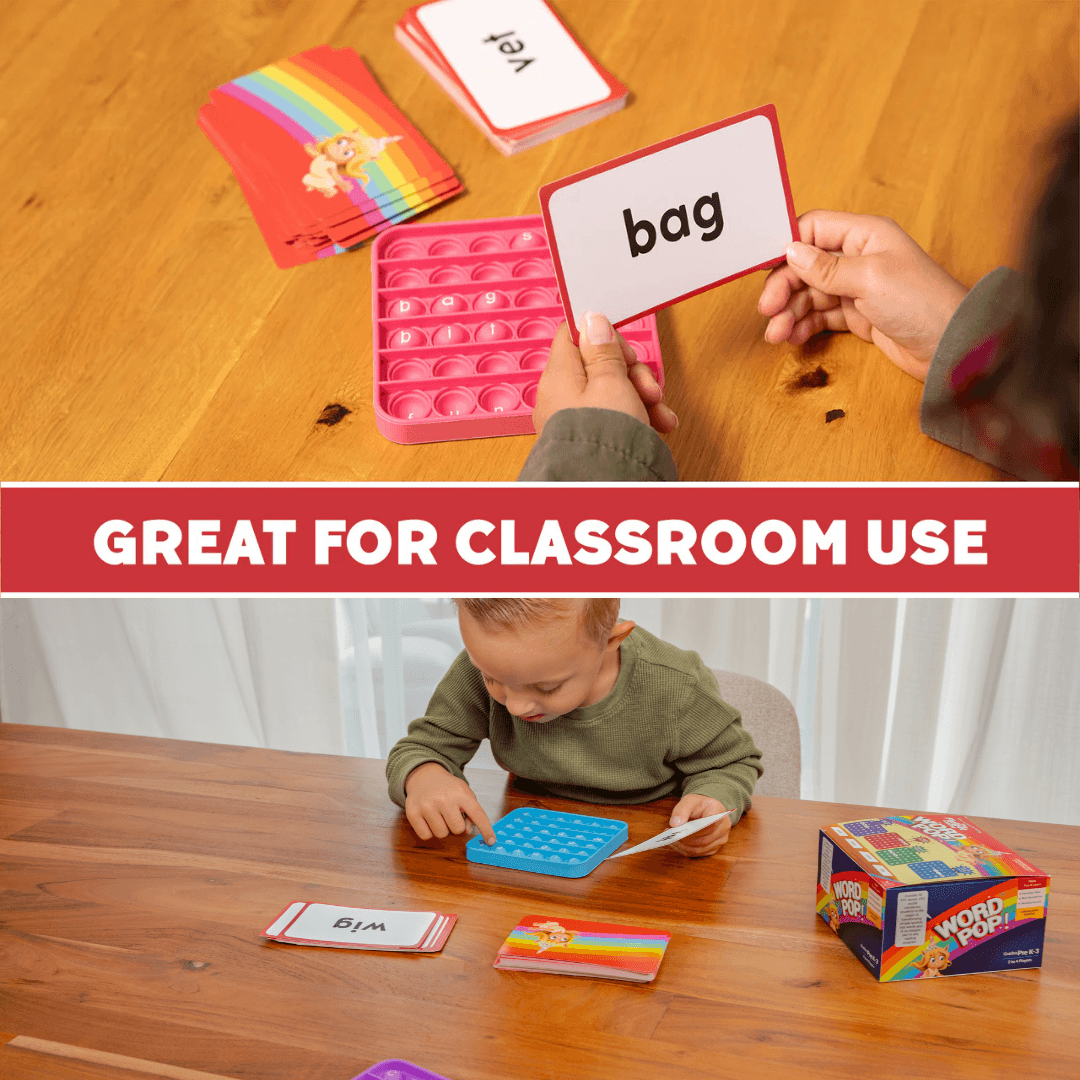 CVC Word Fidget Mats Word Pop Reading Practice - ToylandEU™