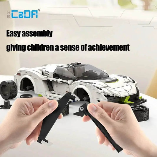Cada APP Programming Remote Control Swedish Ghost Sports Car Bricks - ToylandEU